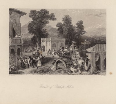 Morte del vescovo Heber da English School