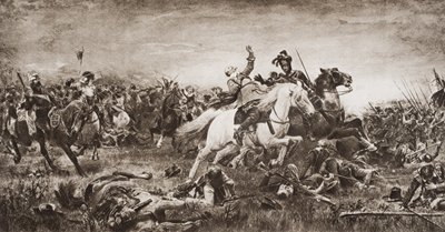Morte di Gustavo Adolfo, illustrazione da 