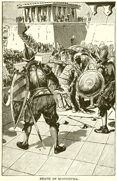 Morte di Montezuma da English School