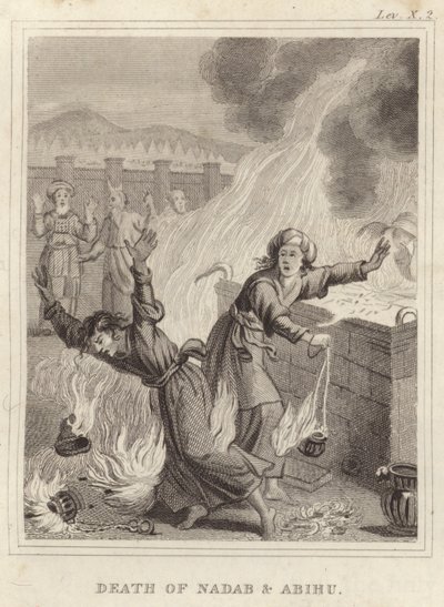 Morte di Nadab e Abiu da English School