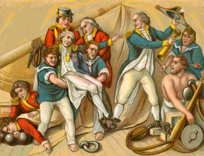 Morte di Nelson, 1805 da English School
