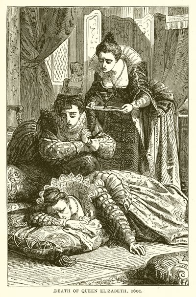 Morte della Regina Elisabetta, 1601 da English School