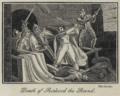 Morte di Riccardo II (incisione) da English School