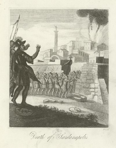 La morte di Sardanapalo da English School