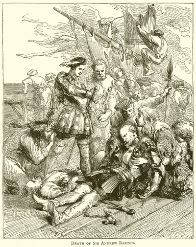 La morte di Sir Andrew Barton da English School