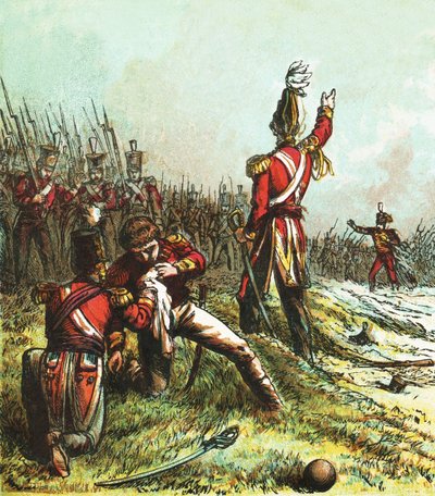 Morte di Sir John Moore da English School