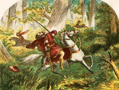 Morte di Guglielmo il Rosso da English School