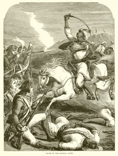 Morte del capo Rohilla da English School