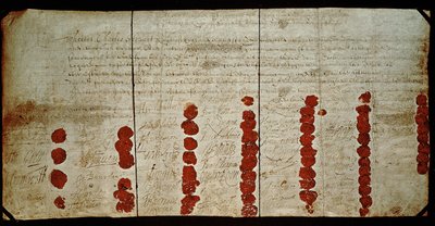 Mandato di esecuzione di Carlo I (1600-49) 29 gennaio 1648 (in realtà 1649) da English School