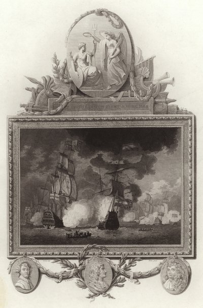 Sconfitta della flotta olandese, 3 giugno 1665 da English School