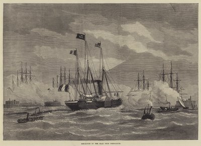 Partenza dello Scià da Portsmouth da English School