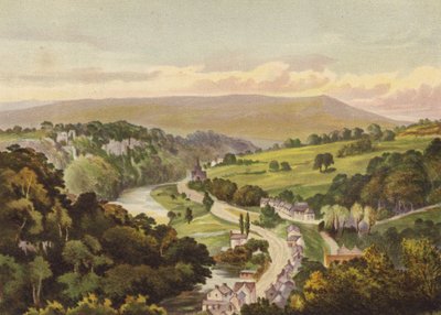 Derbyshire, Matlock, dalle Altezze di Abramo da English School