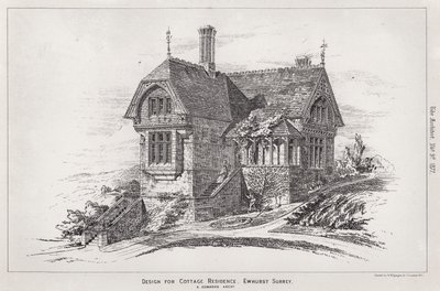 Progetto per Residenza di Campagna, Ewhurst, Surrey da English School