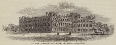 Progetto per il Ministero degli Esteri, Banks e Barry, Architetti, Premio, £500 (incisione) da English School