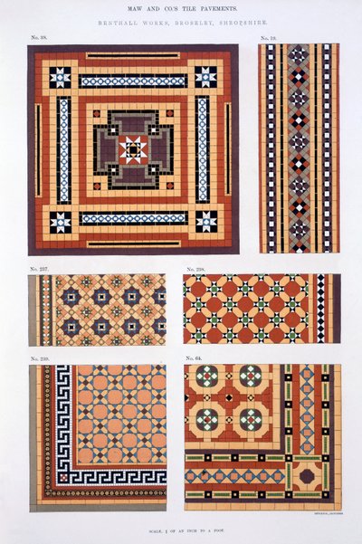 Progetti dal catalogo commerciale di Maw & Sons Tile Pavements da English School