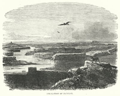 Desolazione di Babilonia (incisione) da English School