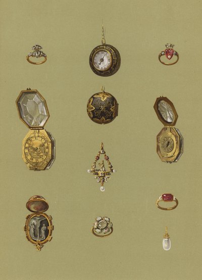 Anello di diamanti, orologio d
