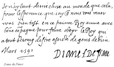 Diana di Francia da English School