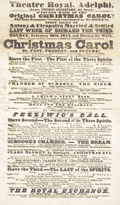 Manifesto di Dickens: A Christmas Carol all