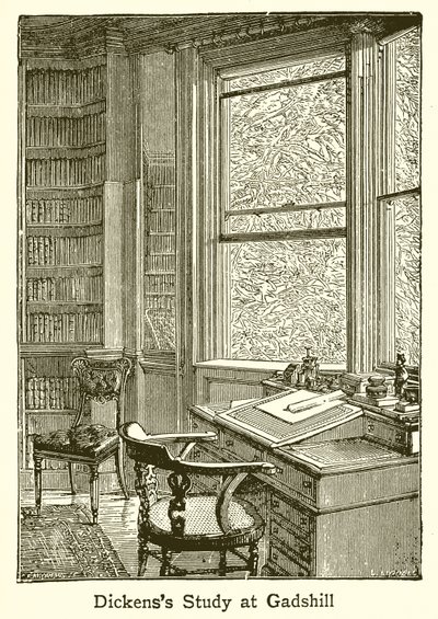 Lo studio di Dickens a Gadshill da English School