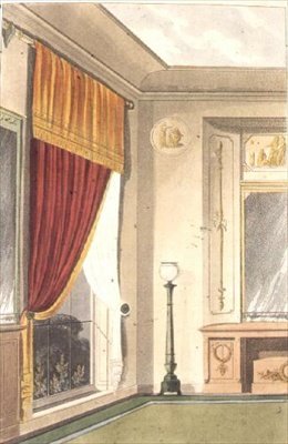 Tenda della sala da pranzo e credenza, tavola 86 da Ackermann
