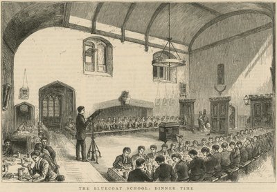Orario dei pasti alla Bluecoat School da English School