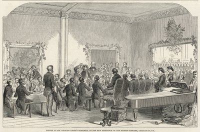 Cena per i lavoratori di Mr Thomas Cubitt nella nuova residenza dell