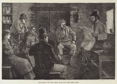 Discussione sul nuovo Irish Land Act da English School