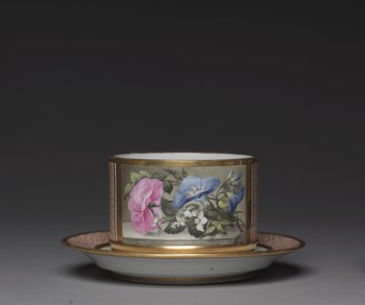 Piatto, realizzato dalla fabbrica di porcellane di Worcester, c.1810 da English School
