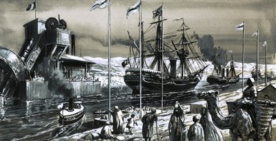 Il grande colpo di Disraeli fu acquistare una quota di controllo nel Canale di Suez da English School