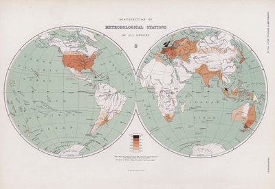 Distribuzione delle Stazioni Meteorologiche di Tutti gli Ordini da English School