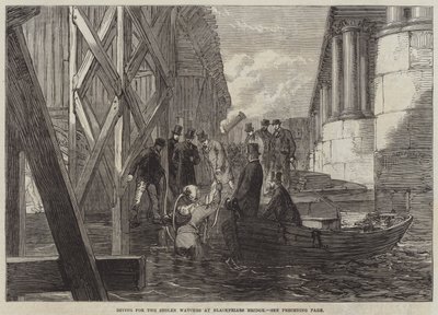 Immersione per gli orologi rubati al Blackfriars Bridge da English School