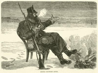 In servizio di avamposto, dicembre 1870 da English School