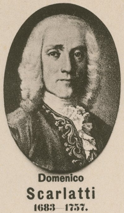 Domenico Scarlatti (incisione) da English School