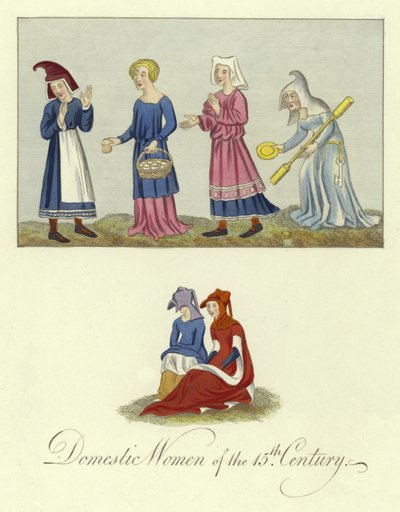 Donne domestiche del XV secolo da English School