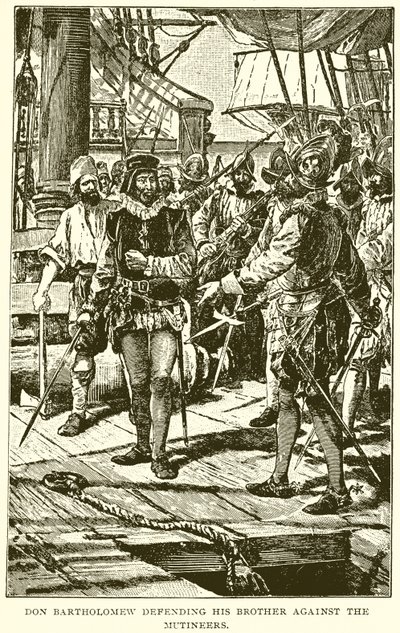 Don Bartolomeo difende suo fratello contro i ribelli da English School
