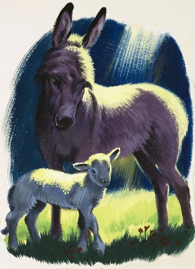 Asino e agnello da English School