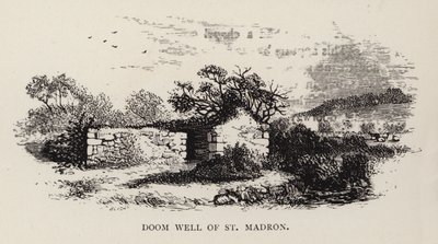 Pozzo del destino di San Madron (incisione) da English School