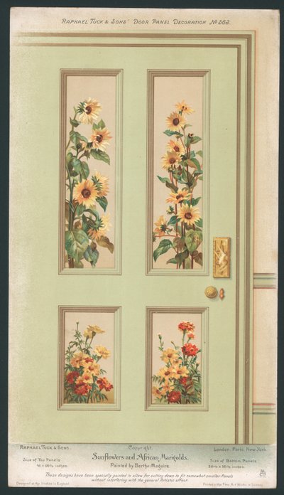 Decorazione del Pannello della Porta da English School
