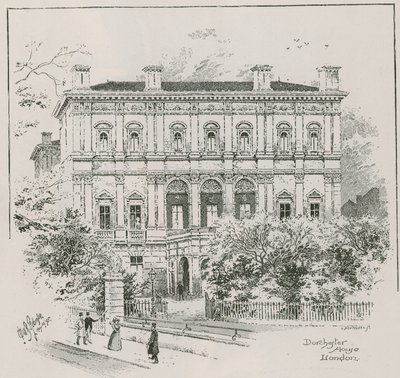 Dorchester House, Park Lane, Londra, la residenza dello Shahzada Nasrullah Khan da English School