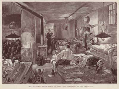 Dormitorio alla Prefettura di Polizia di Parigi, Francia da English School