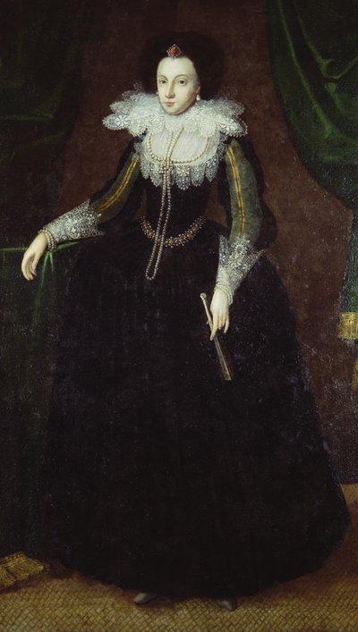 Dorothy Huddleston (nata Dormer), c.1610-15 da English School