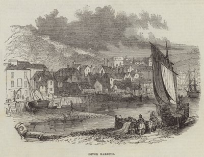Porto di Dover (incisione) da English School