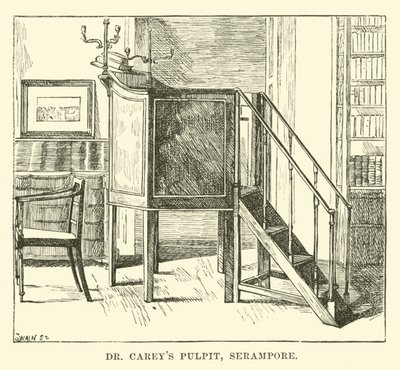 Pulpito del Dr Carey, Serampore da English School
