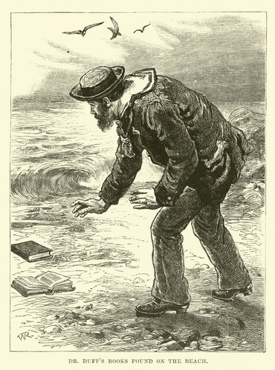 I libri del Dr. Duff trovati sulla spiaggia da English School