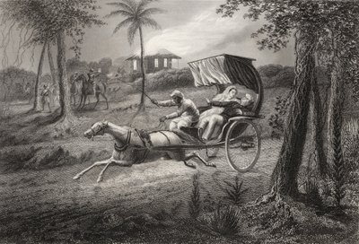 Il dottor Graham colpito nel suo calesse dai ribelli di Sealkote nel 1857, da 