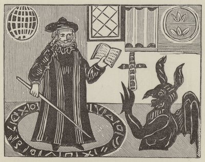 Dottor Giovanni Faustus (incisione) da English School