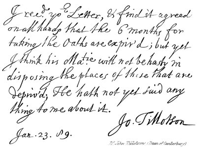 Dr John Tillotson da English School