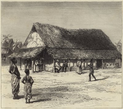 La casa del Dr Livingstone a Ujiji da English School