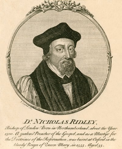 Dr Nicholas Ridley da English School